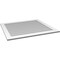 Ekena Millwork Vertical Surface Mount PVC Gable Vent: Non-Functional, w/3-1/2"W x 1"H, Standard Frame, 42"W x 38"H GVPVE42X3801SN - alternate 4